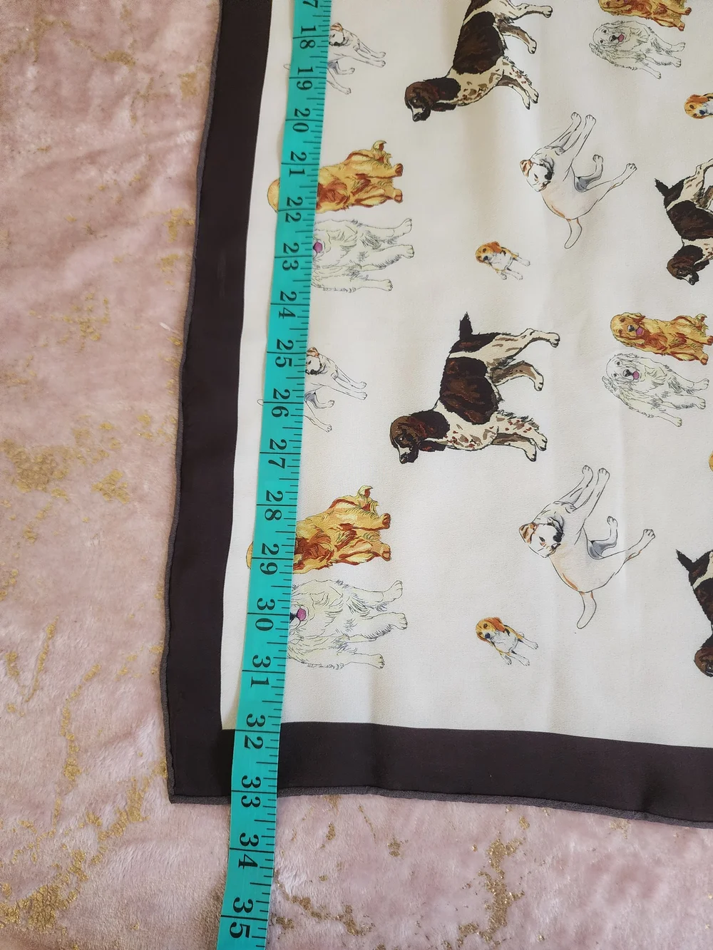 DUBARRY | Dog Print Silk Scarf